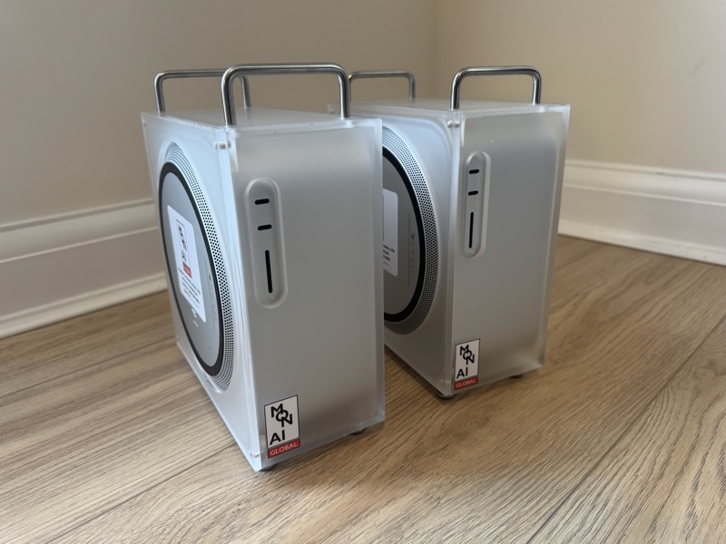 Two MonAI Box units ready for deployment